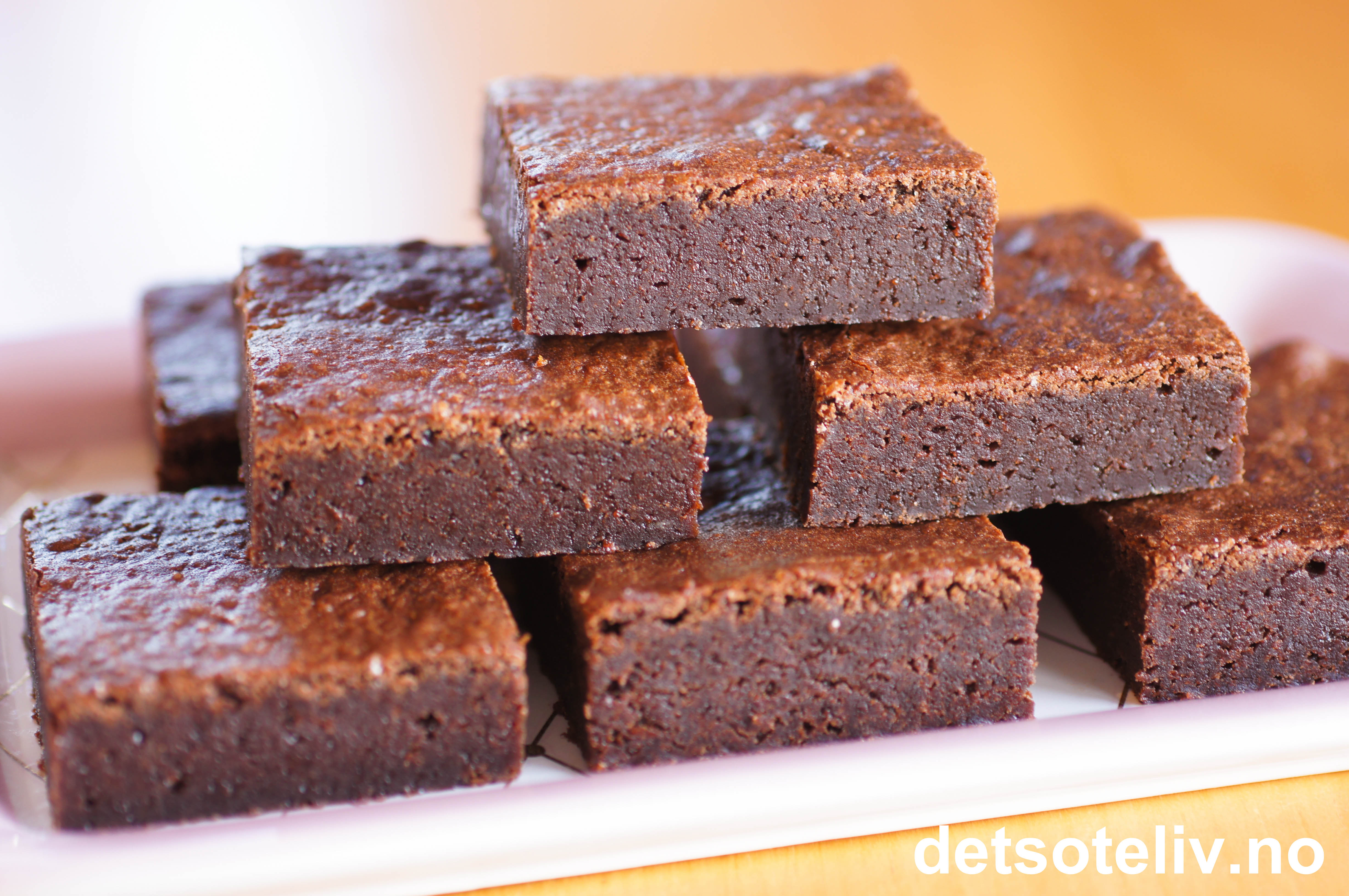 Chocolate Fudge Brownies Det søte liv