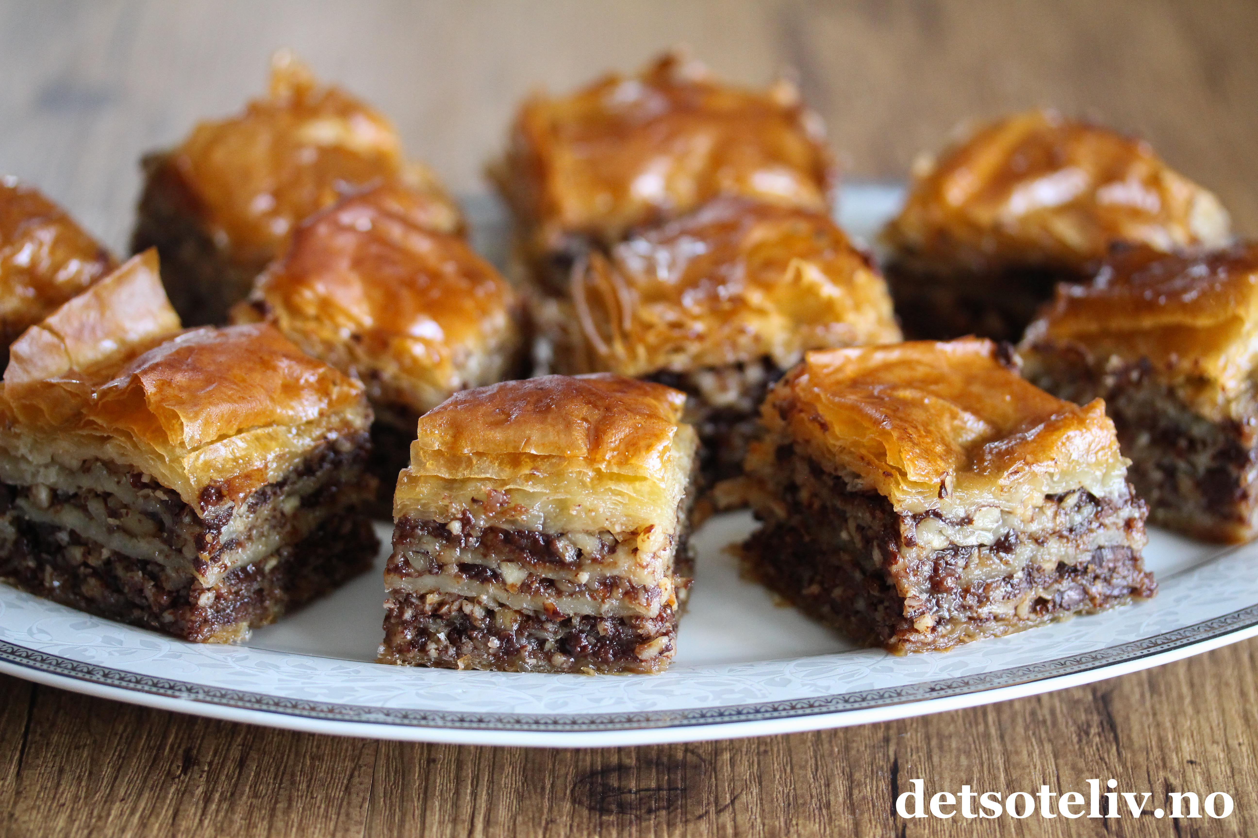 Presentere Baklava