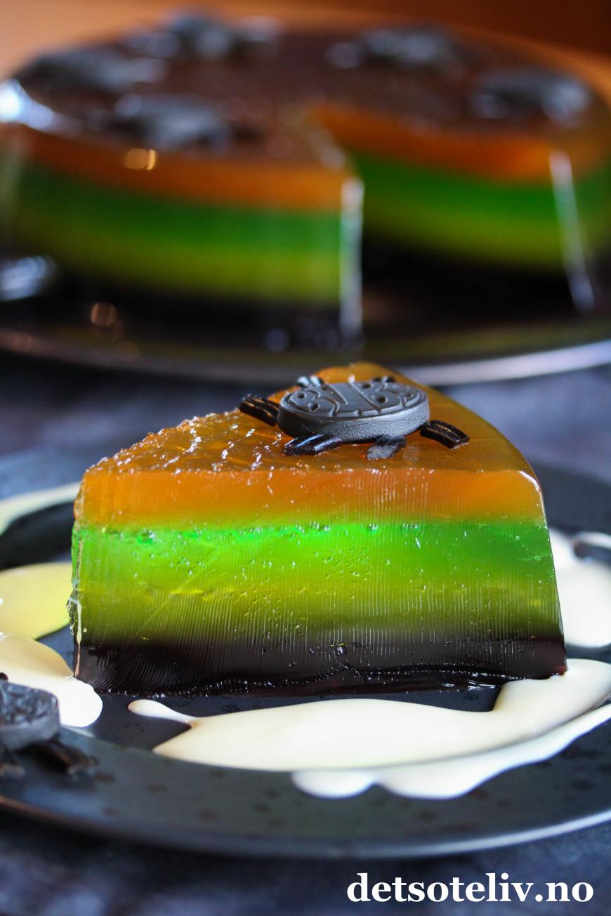 Gel kake Til Halloween Det S te Liv Gel kake Til Halloween Det S te Liv