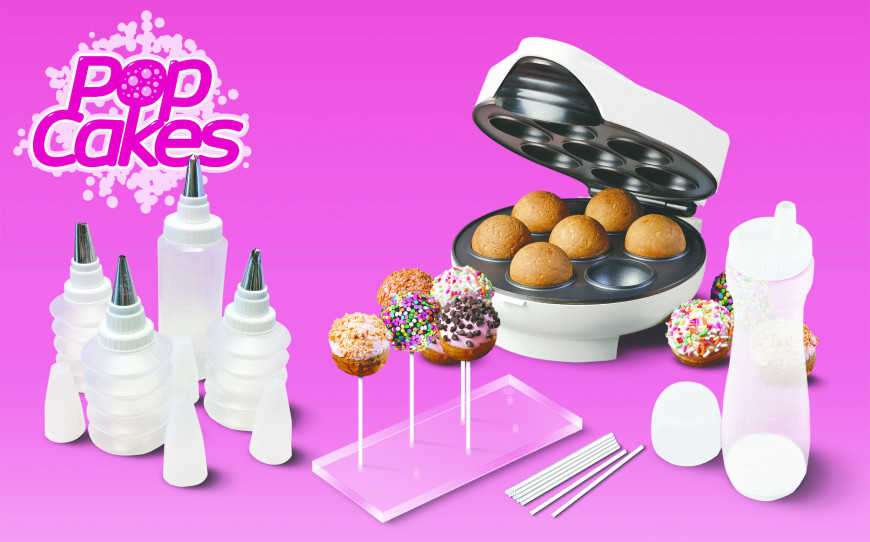 Eksklusivt tilbud på Cake Pop Maker Set & gratis cupcakeformer fra