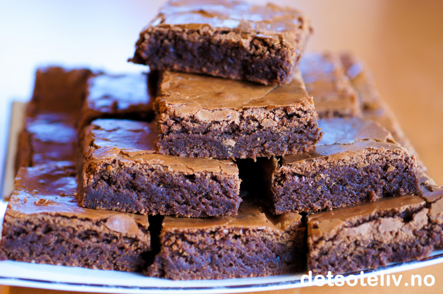 Brownies uten nøtter Det søte liv