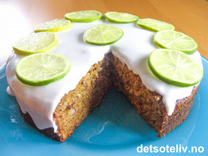 Fryse gulrotkake med glasur Fryse gulrotkake med glasur