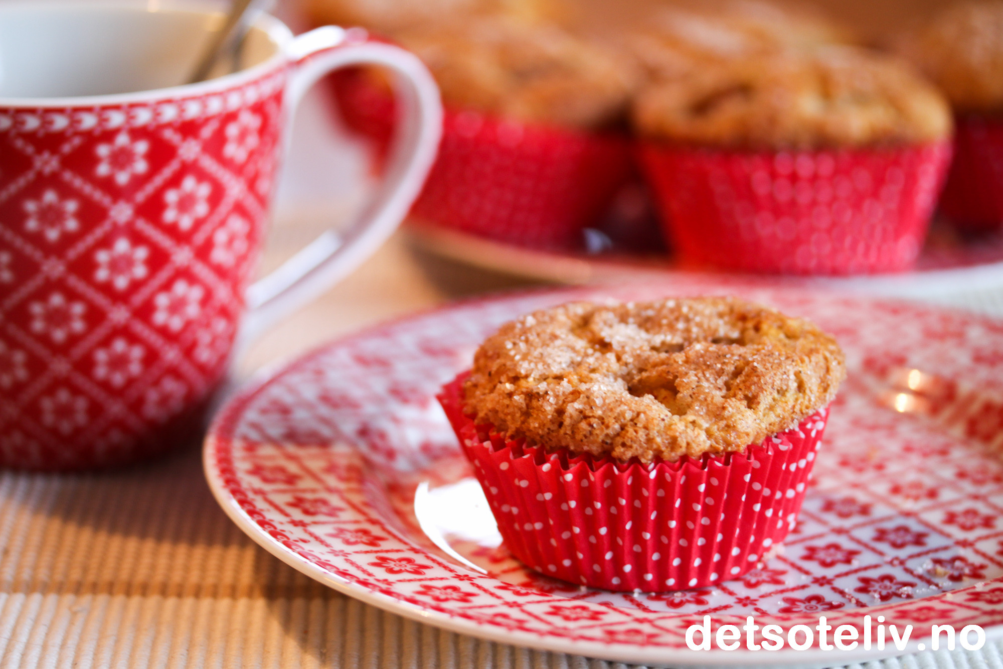 Pæremuffins med kanel Det søte liv