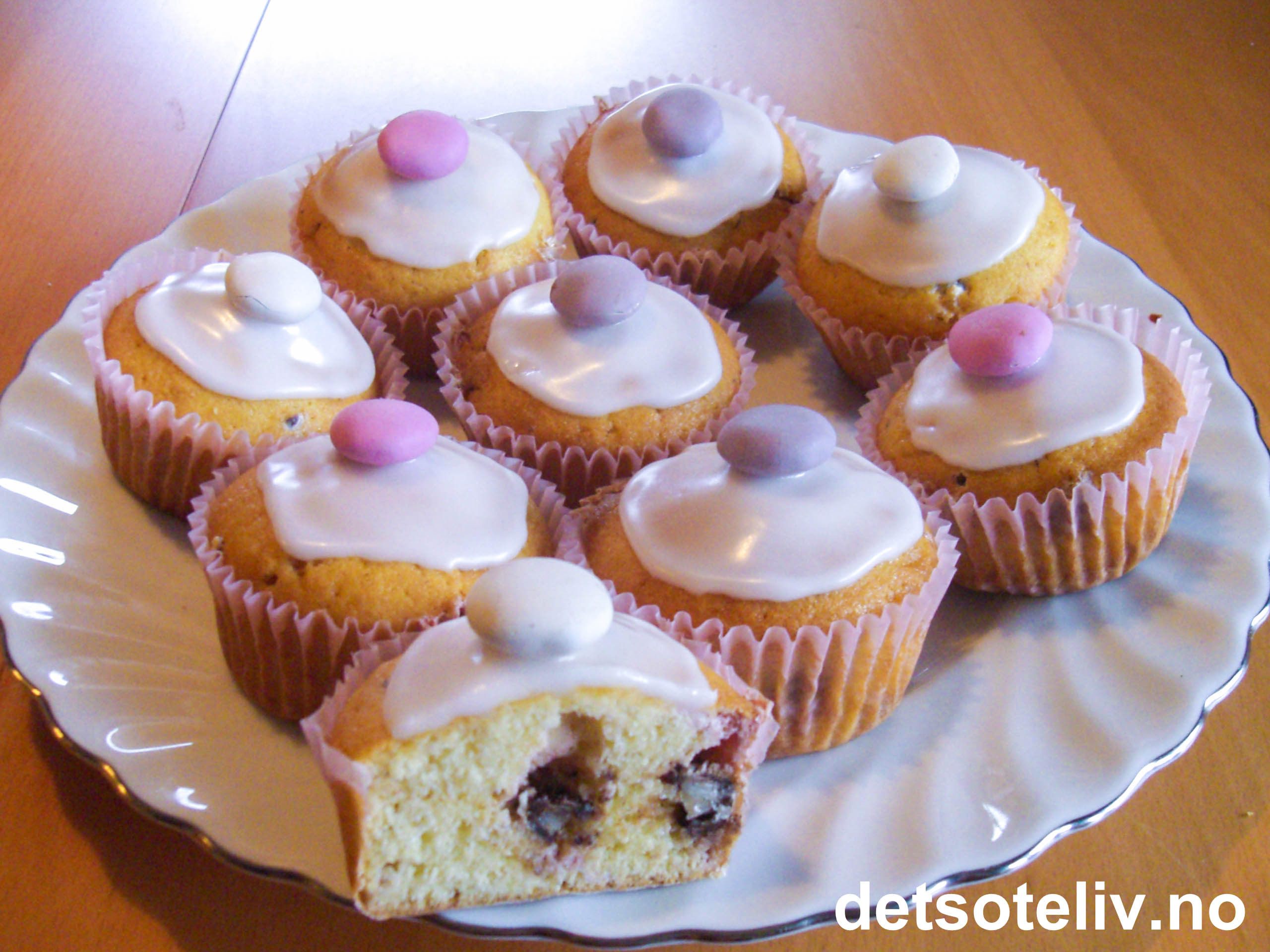 Opera Mint muffins Det søte liv